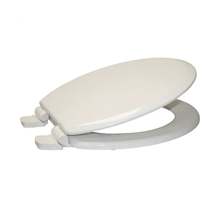 White toilet seat