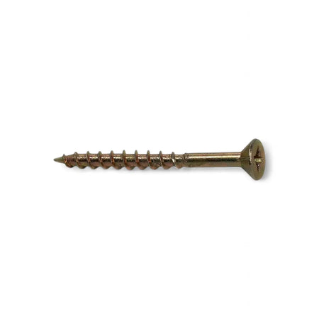 Yellow Passivated Chipboard Screw (10-Pack)