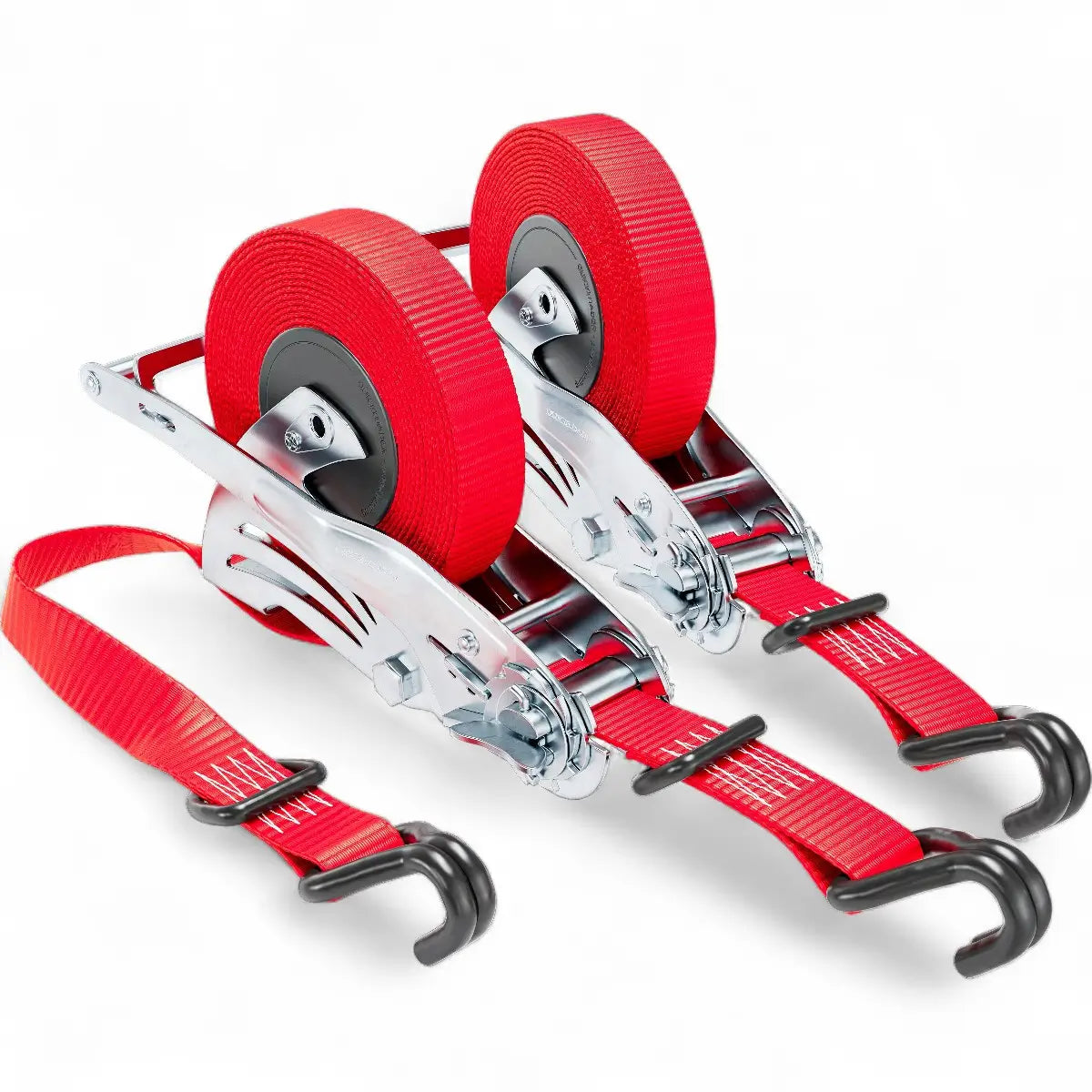 Quickload Retractable Tie-Down Strap (1200Kg) - 4.5M X 25mm (2-Pack)