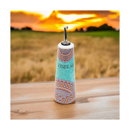 Ceramic vinegar dispenser bottle