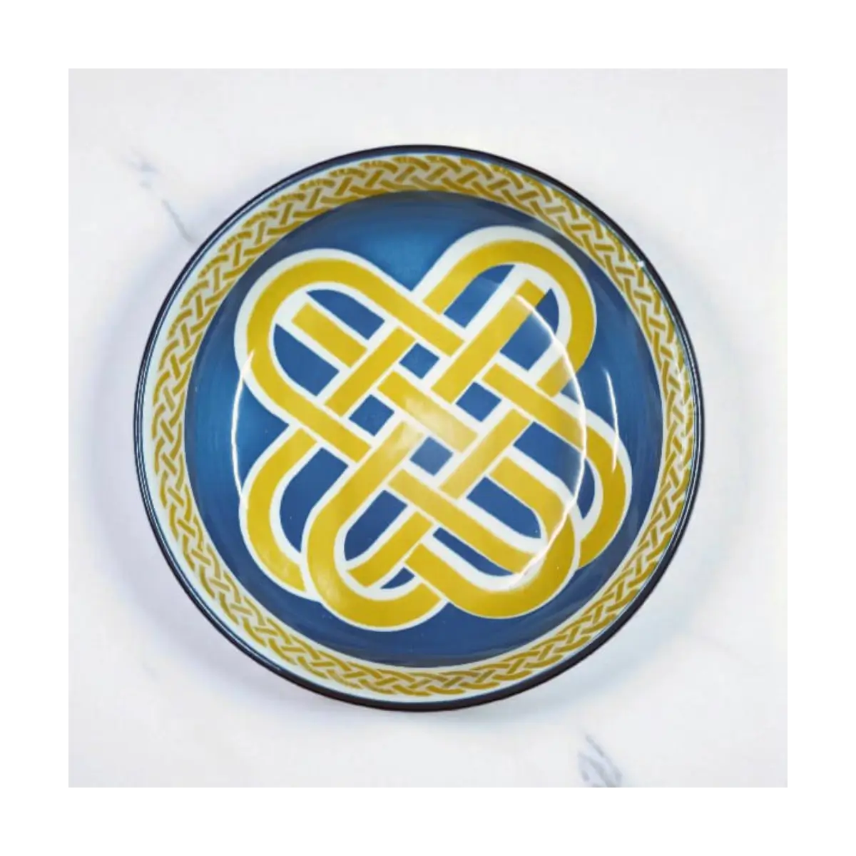 Embossed ceramic dish 12cm