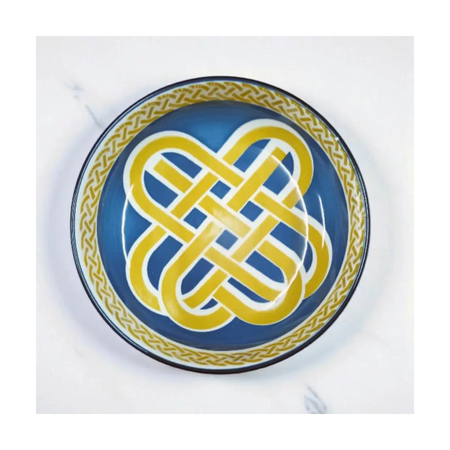 Embossed ceramic dish 12cm