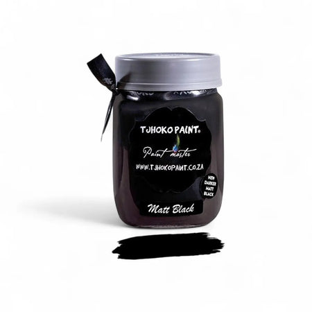 Tjhoko Paint Matt Black 500ml Chalk Paint