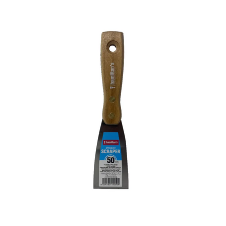 Wood handled paint scraper 50mm