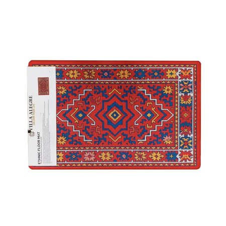 Ethnic pattern floor mat