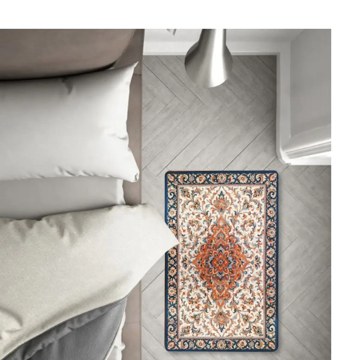 Ethnic pattern floor mat