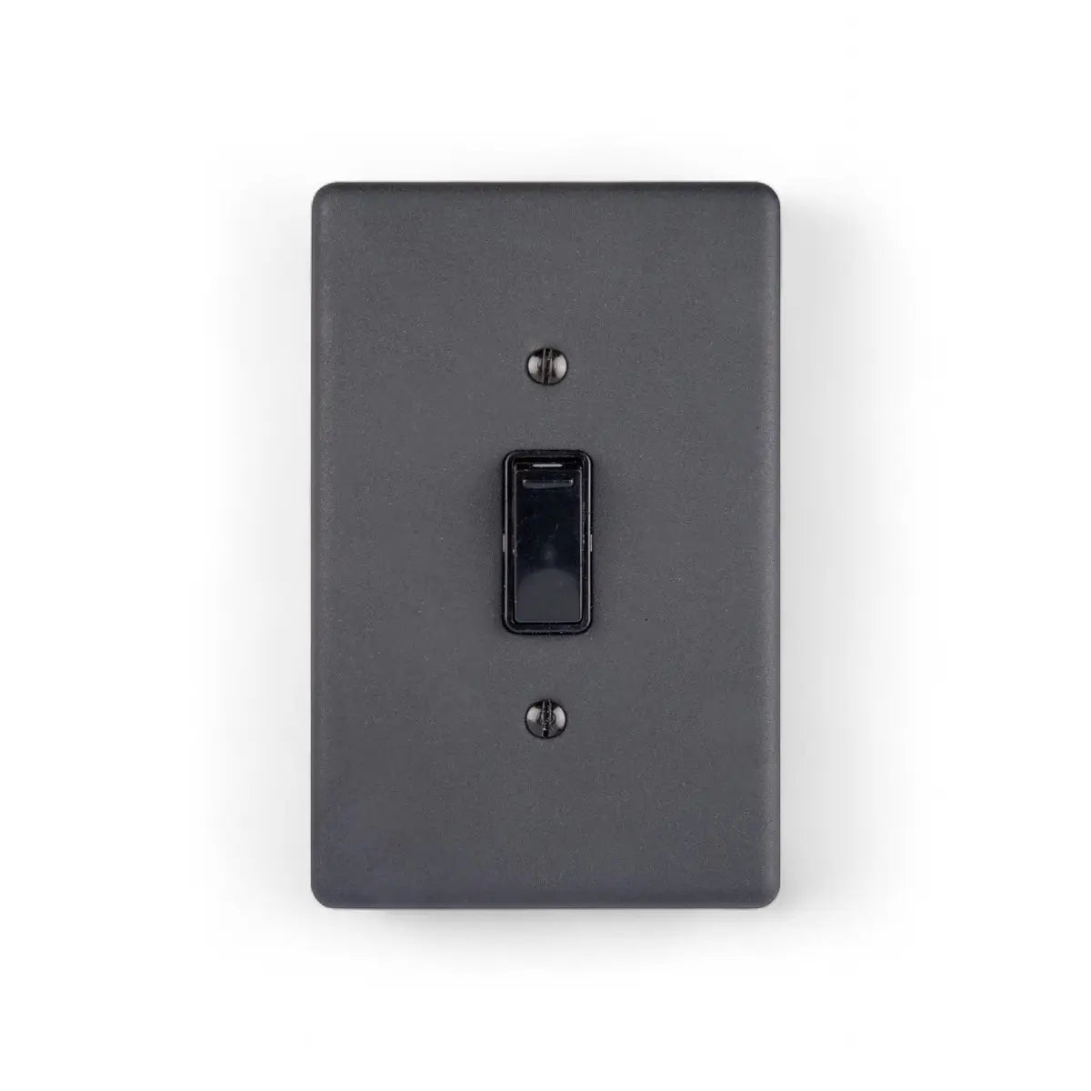 Lesco 100X50Mm 1 Lever Switch Matt Black Light Switches