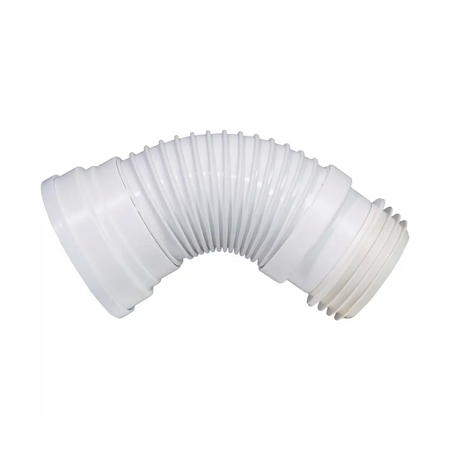 Short toilet pan connector fins