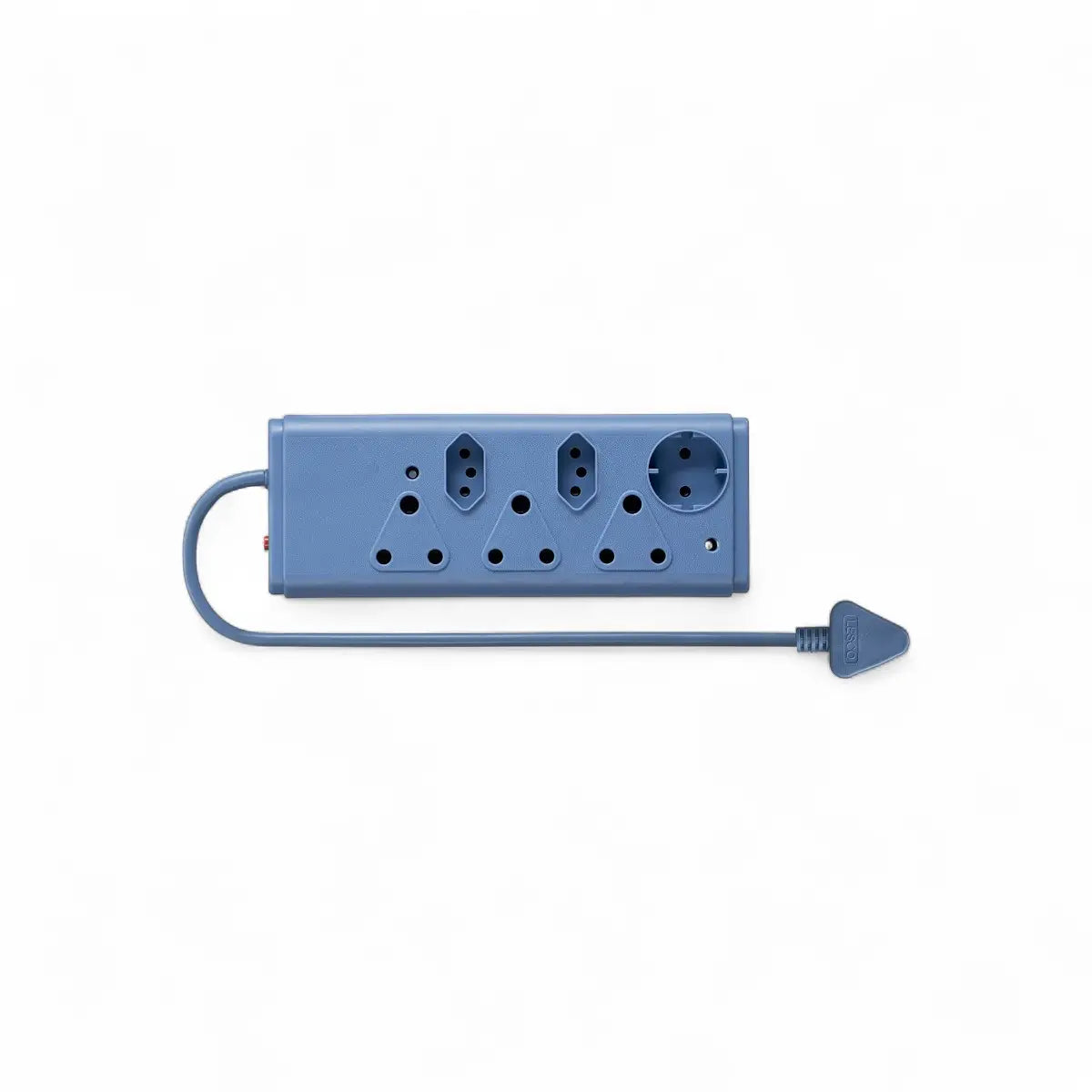 Lesco 6 Way Iris Blue Multi Plug Adaptor