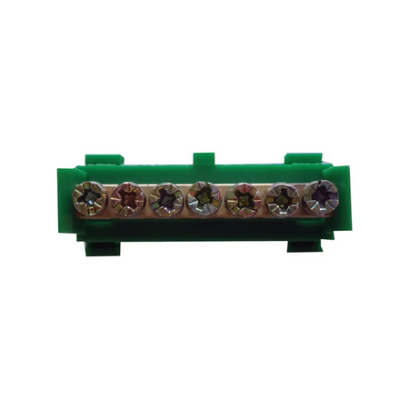 Seven way earth bar terminal