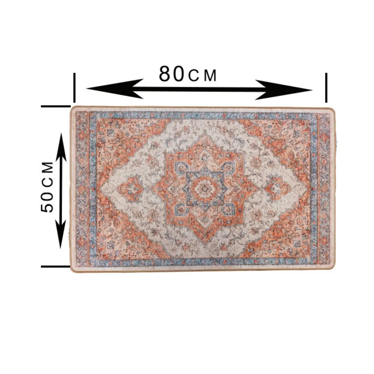 Ethnic pattern floor mat