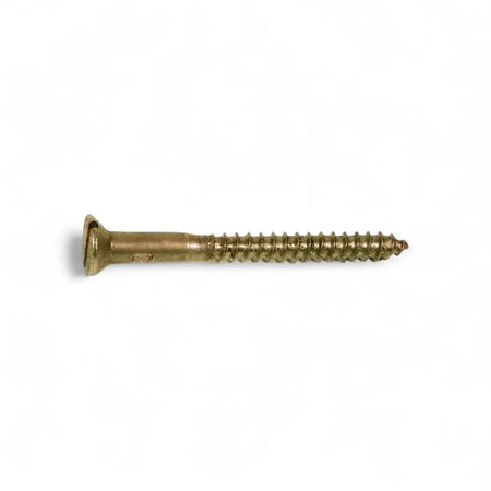 Solid Brass Wood Screw (10-Pack)