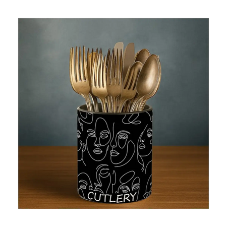 Kitchen cutlery organizer holder