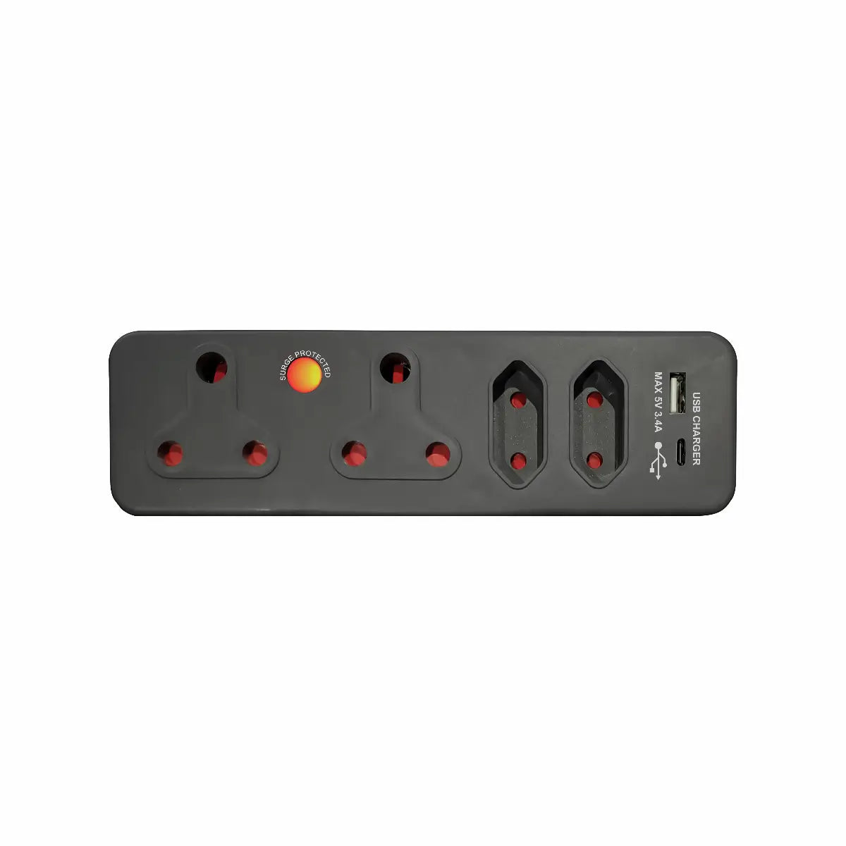 3 way surge USB multiplug