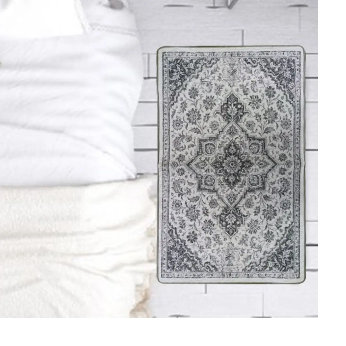Ethnic pattern floor mat
