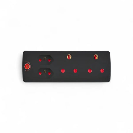 Gentech Multi-Socket Surge Adapter (2X16A, 2X5A, Black)