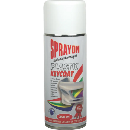 Plastic key coat spray primer