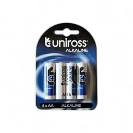 Uniross Batteries Uniross Battery Alkaline Aa 4 Pack Battery