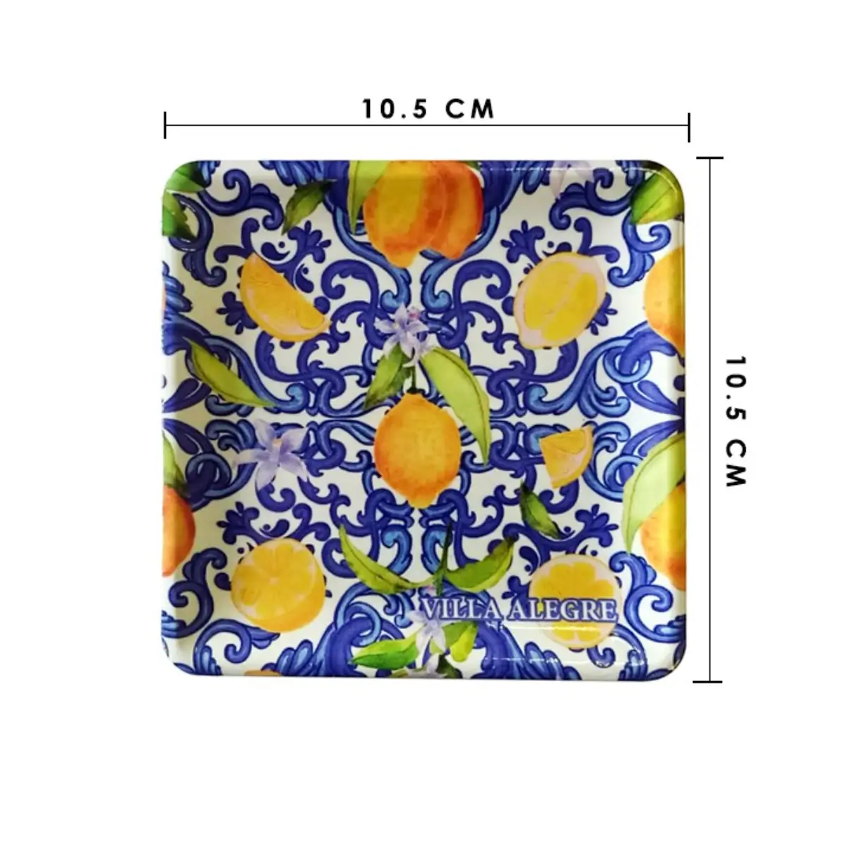 Decorative ceramic trinket plate