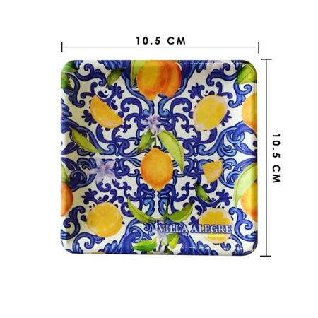 Decorative ceramic trinket plate