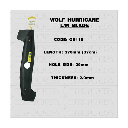 Hurricane mower blade replacement