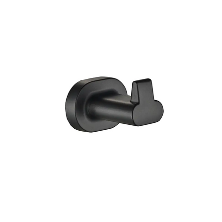 Black wall mounted towel hook