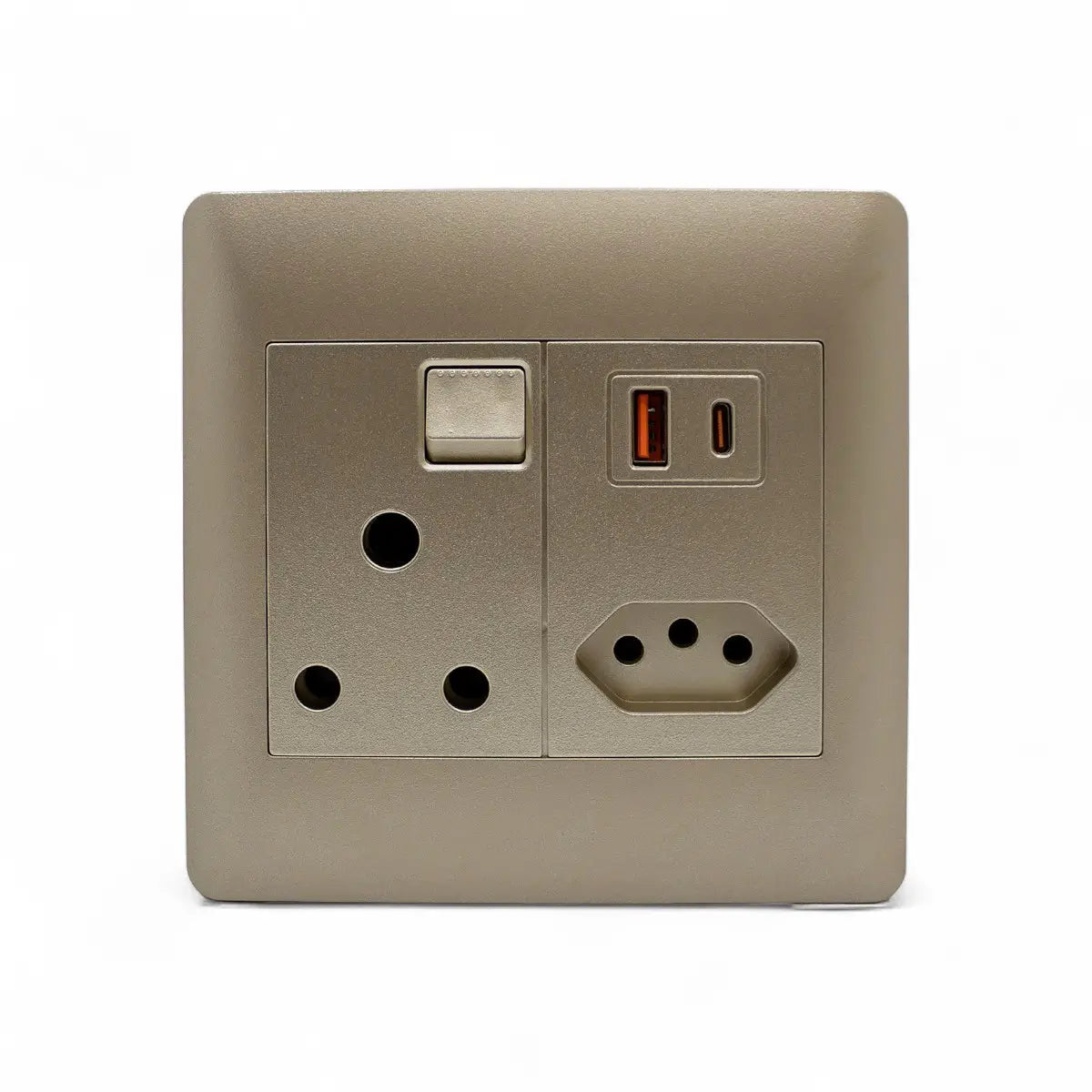 Lesco Apollo 100X100Mm 1X16Mma, 1Xiec, Usb 3.1 A+C Elegant G Switch Socket