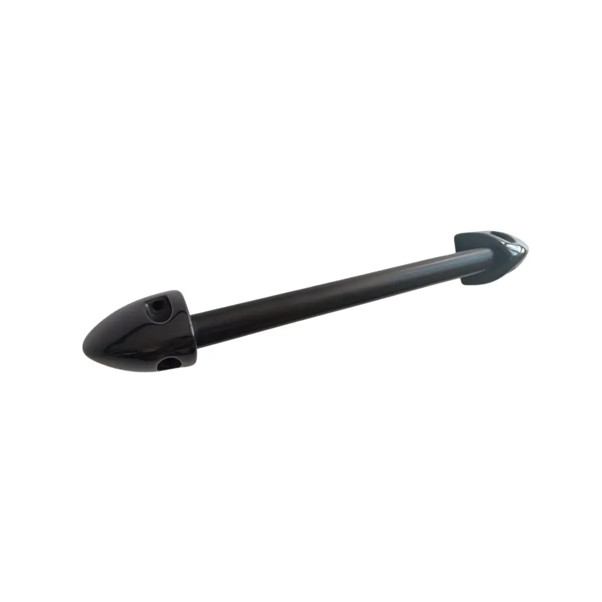 Black bathroom grab rail