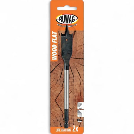 Standard Flat Wood Drill Bit (Carded)