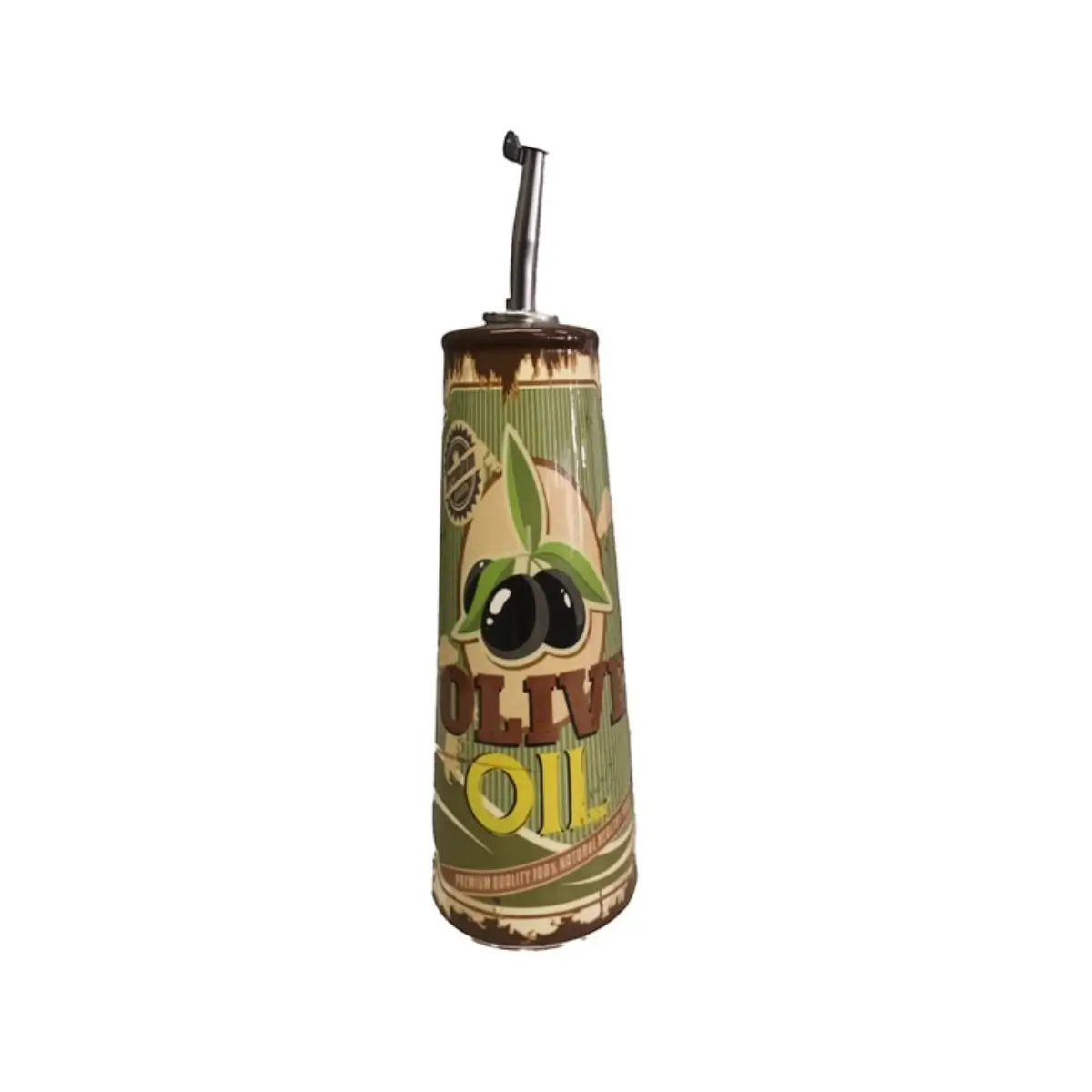 Ceramic oil dispensing bottle