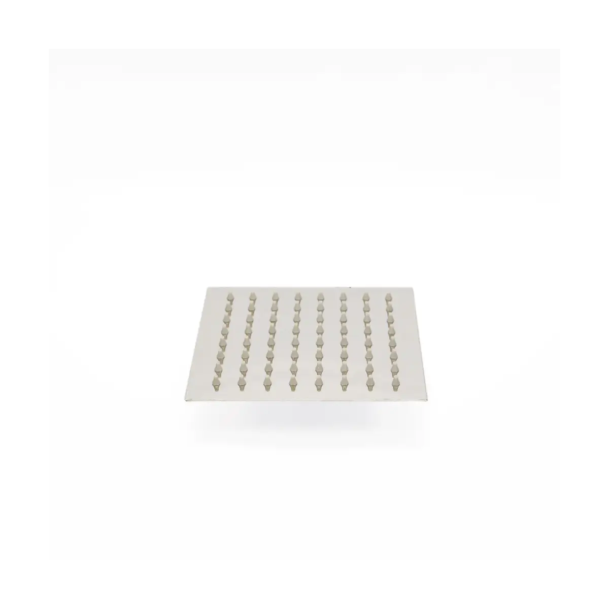 Square chrome shower rose 200mm