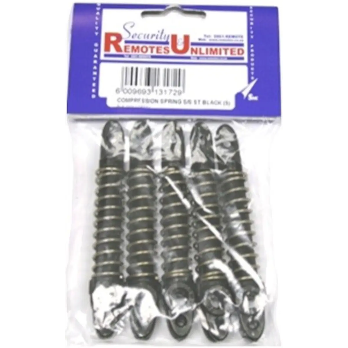 Black compression spring pack 5