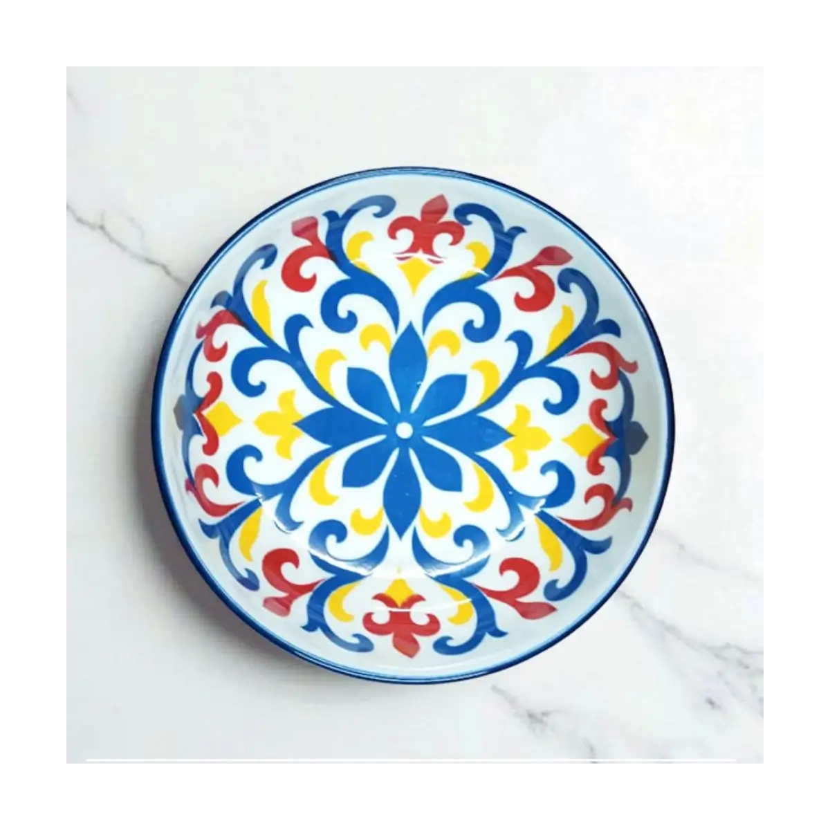 Embossed ceramic dish 12cm