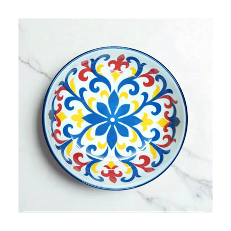 Embossed ceramic dish 12cm
