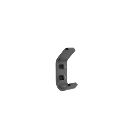 Onyx wall towel hook