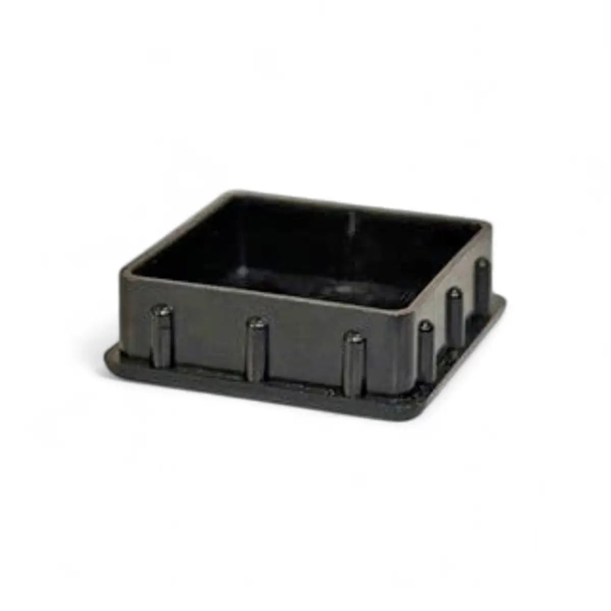 Square Plastic Tube Insert Plug - 15mm (4-Pack)