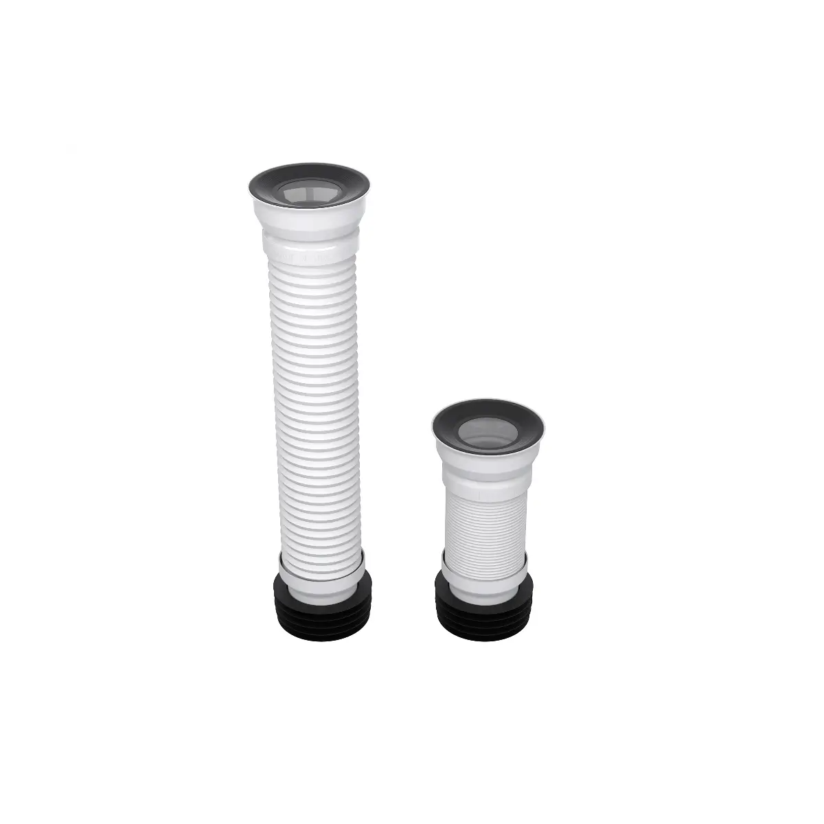 Extendable toilet pan connector