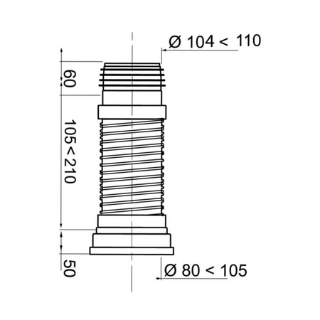 Toilet pan connector fins