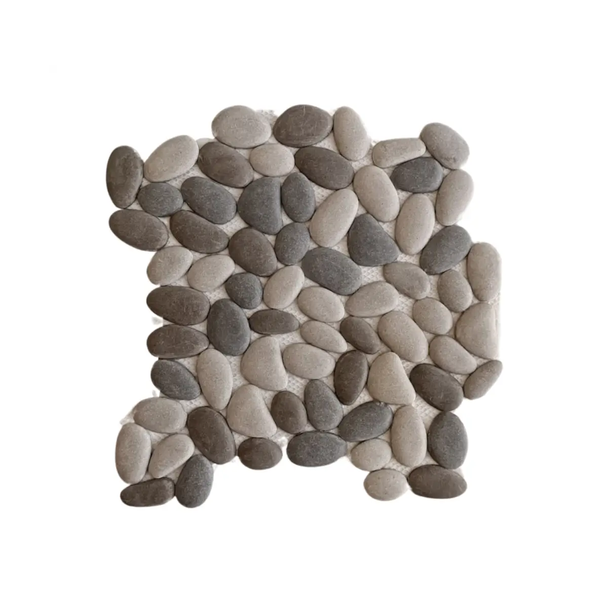 Natural stone pebble mosaic tile