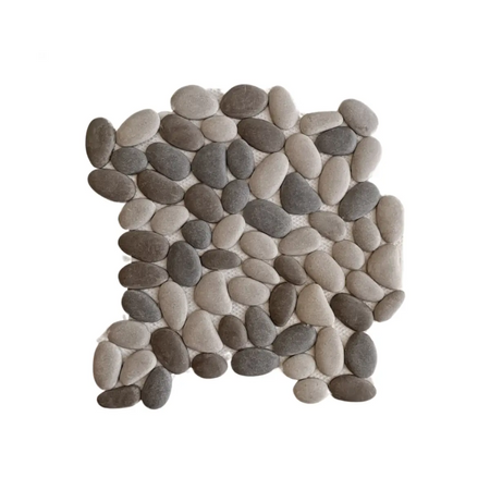 Natural stone pebble mosaic tile