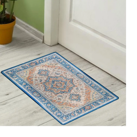 Ethnic pattern floor mat