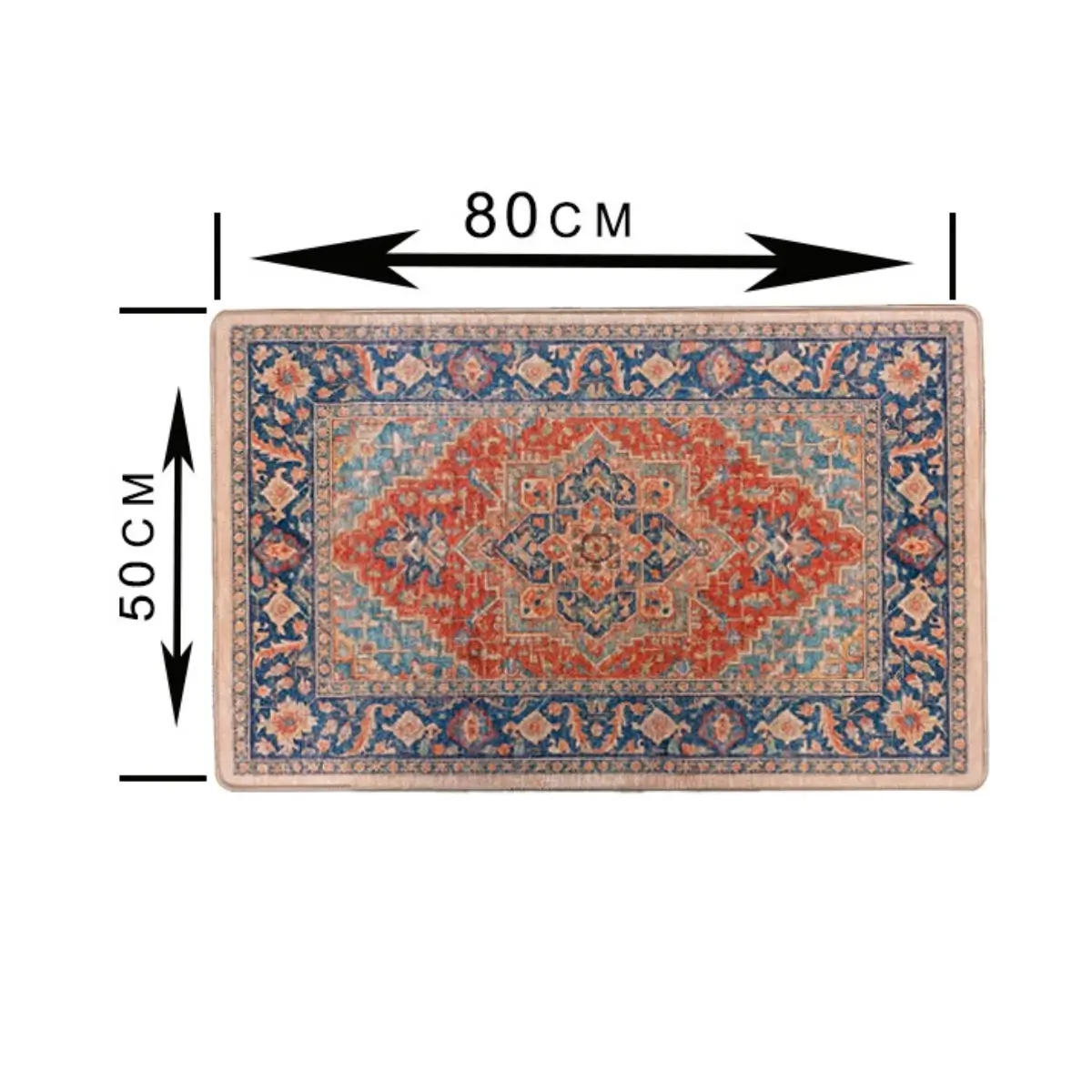 Ethnic pattern floor mat