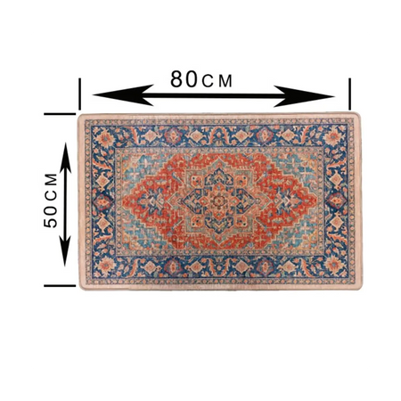 Ethnic pattern floor mat