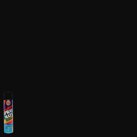 Black matt spray paint