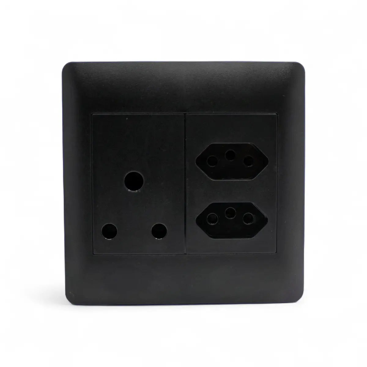 Lesco Socket Apollo 100X100Mm 1X16Mma. 2Xiec Edgy Sapphire Switch Socket