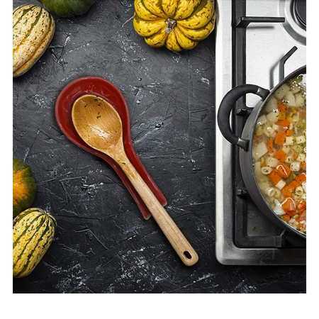 Ceramic spoon rest dish