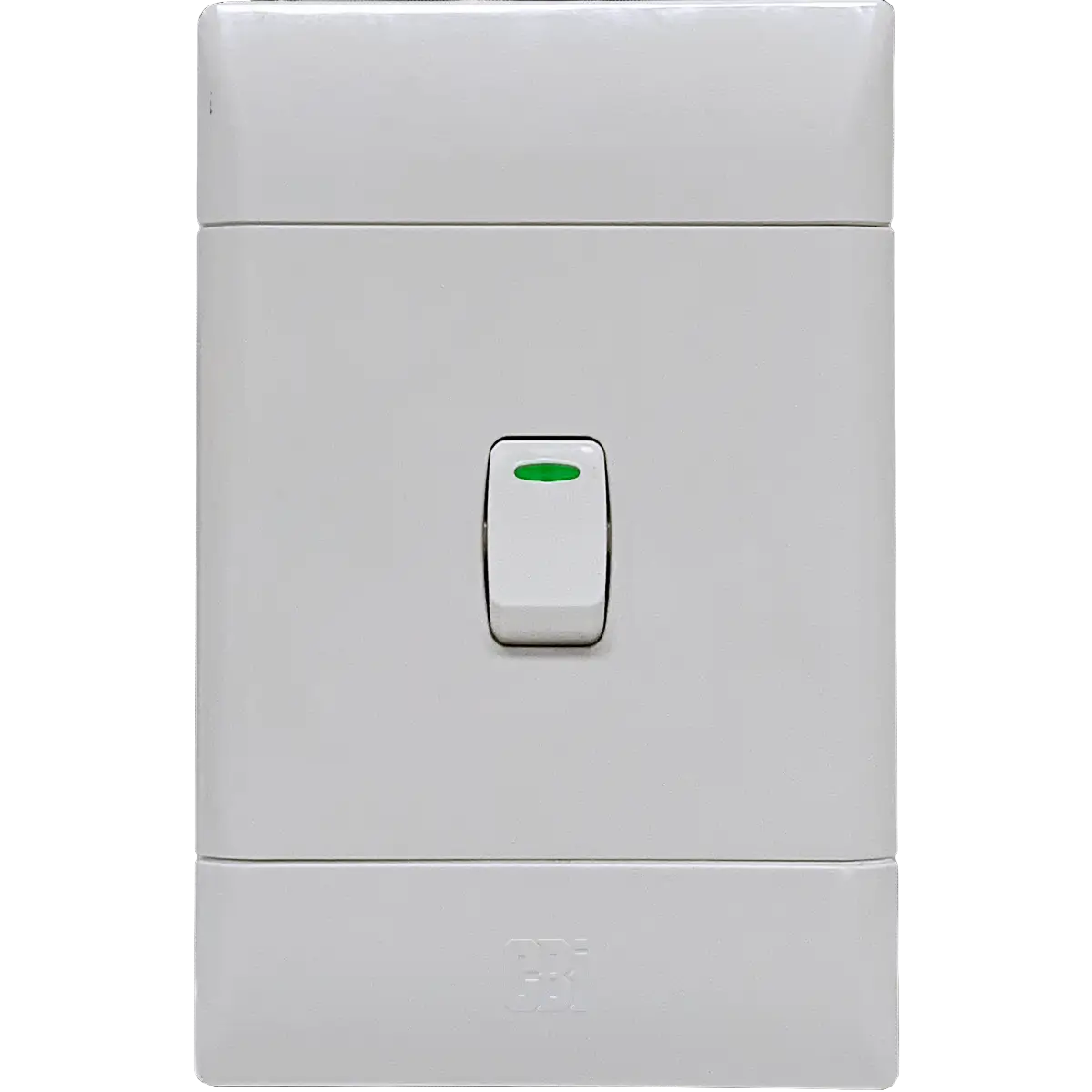 White two gang light switch
