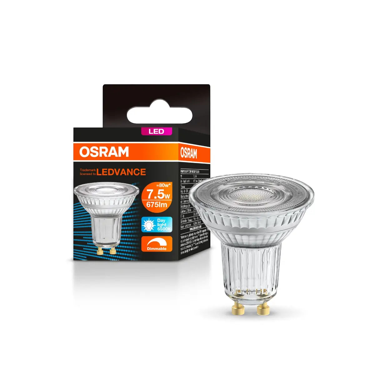 LED GU10 spotlight bulb