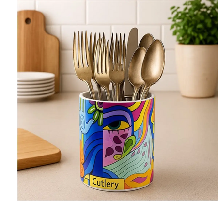 Kitchen knife and utensil holder