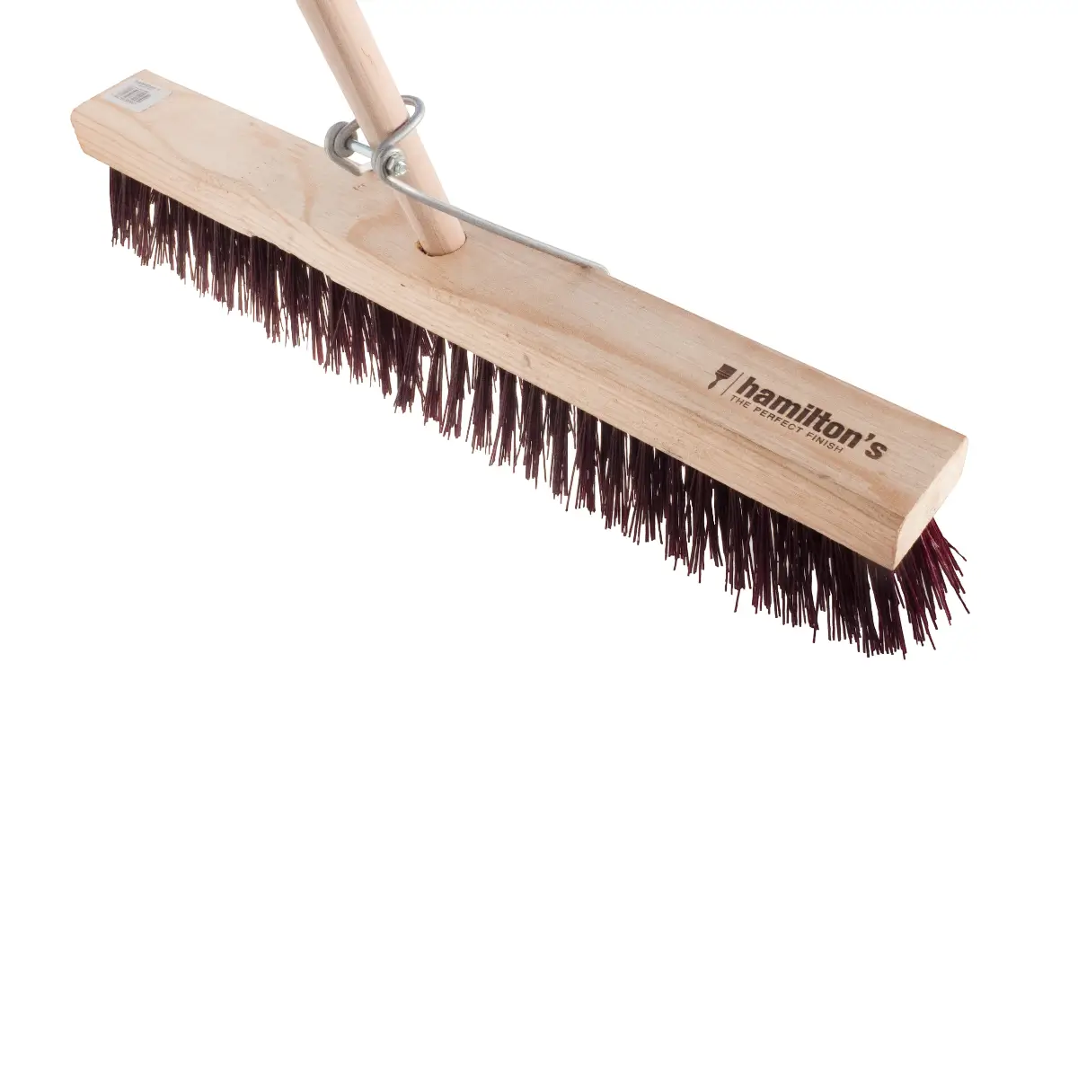 Brown hard platform broom 600mm